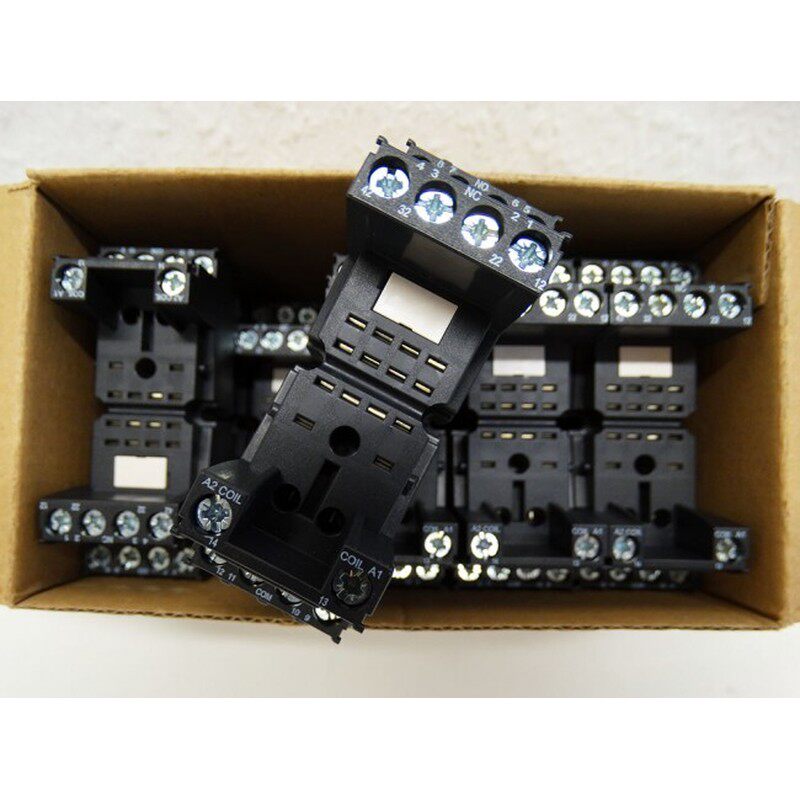 10x Relpol GZT4 GZT4-CZARNE 852307 Relaissockel 6A 300VAC -u