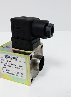 COAX RSV 12 NC 15C1 401833 Ventil 24VDC 3/4DC 24W 10A 0-10ba