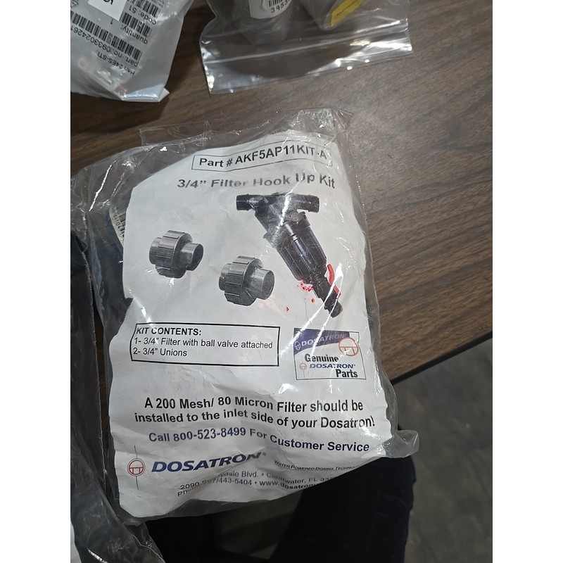 DOSATRON 3/4 过滤器挂钩套件部件 # AKF5AP11KIT-A 全新