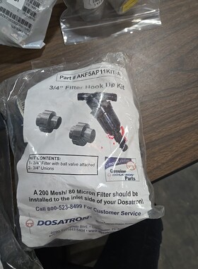 DOSATRON 3/4 过滤器挂钩套件部件 # AKF5AP11KIT-A 全新