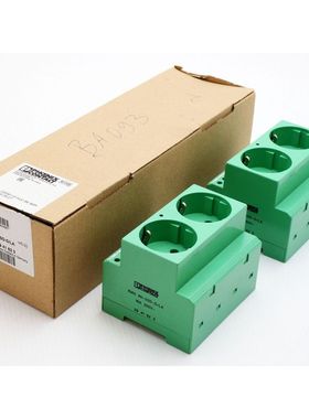 2x Phoenix Contact EMG 90-2SD-D/LA 2941523 Steckdose grün -