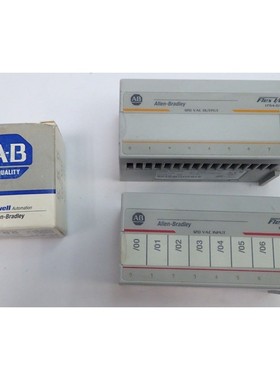 LOT OF ALLEN BRADLEY FLEX I/O 1794-IA8 SERIES A, 1794-OA8 SE