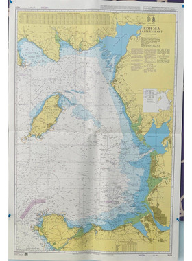 Admiralty 1826 IRISH SEA EASTERN PART BRITISH ISLES MARITIME