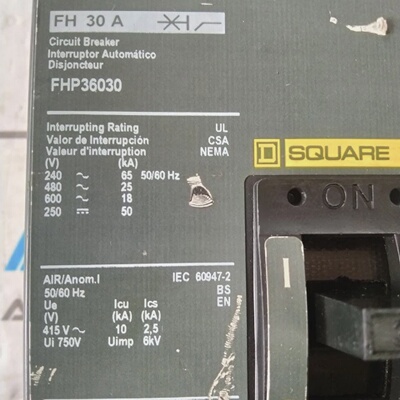 Interruttore Automatico Square D Fhp36030 600V 30A 3p