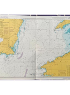 Admiralty 1410 BRITISH ISLES SAINT GEORGE'S CHANNEL Map Char