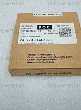 KFD2STC4120  PEPPERLFUCHS 2 OR 3WIRE SMART TRANSMITTERS 24VD