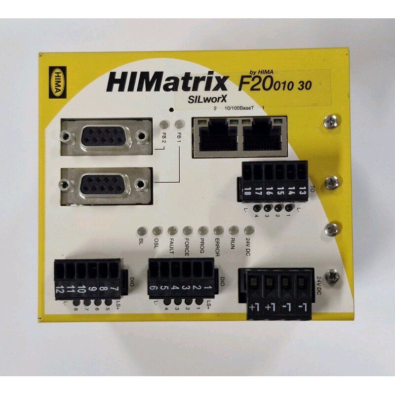 HIMA HIMatrix SILworX F2001030 Sicherheitssteueru TOP ZUSTAN