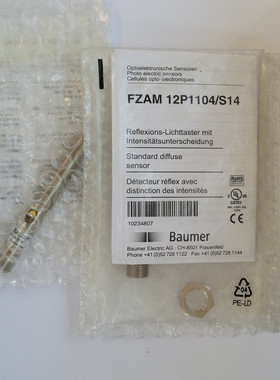 BAUMER FZAM 12P1104/S14 Reflexions Lichttaster - NEU/OVP - w