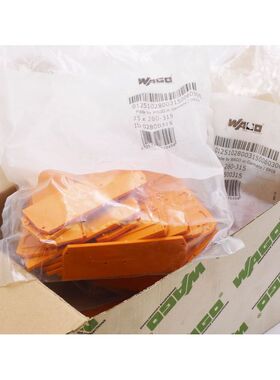 65x WAGO 280-315 280315 02800315 4-L-FV-Abschlu?platte -unus