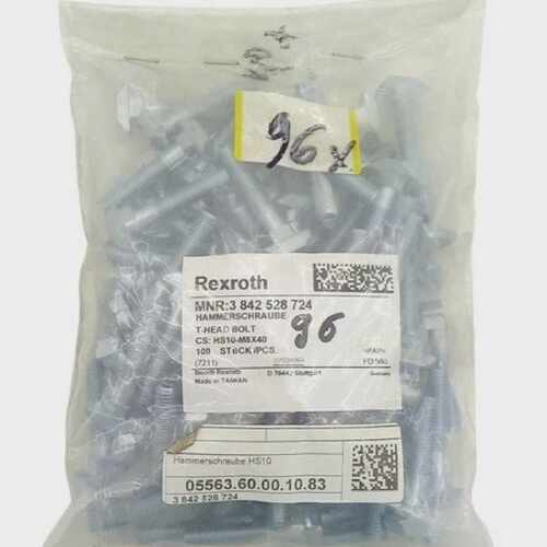 96x Rexroth 3 842 528 724 HS10M8X40Hammerkopfschraube aus St
