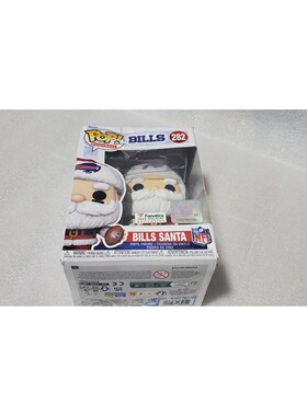 Funko Pop NFL #282 Bills Santa Fanatics 限定全新。