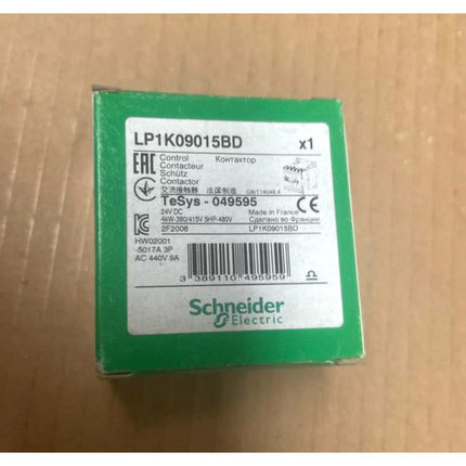 Schneider Electric TeSys-049595 LP1K09015BD Contactor
