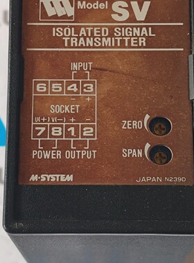 1Pz Usato MSYSTEM SV6AC Trasmettitore Di Segnale Isolato 110