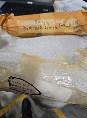 GROB BORING SPINDLE BSM4068-250-110 全新