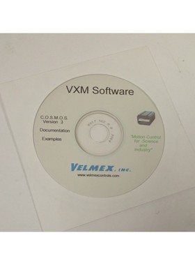 VELMEX VXM C.O.S.M.O.S. VERSION 3 SOFTWARE - COMPUTER OPTIMI