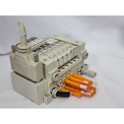 SMC VV5Q11-06-DuQ00 Profibus 接口带 6 个歧管插槽,二手, +