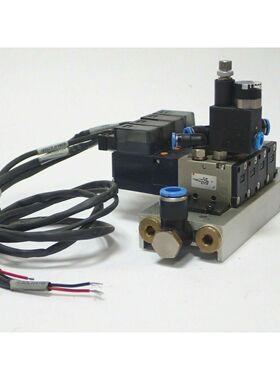 SMC VAE MANIFOLD w 4x VZ3123-5M0Z-M5 SOLENOIDS VAES, FES