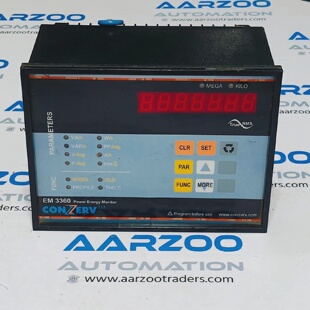 CONZERV Em 3360 Power Energie Monitor 110415 Unterdruck EM33