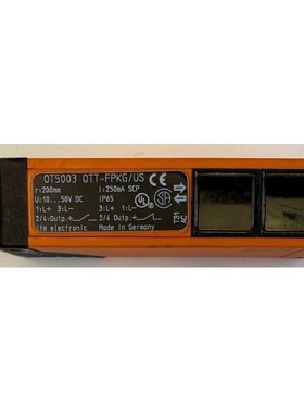 ifm Reflexlichttaster / 200mm / 10...50V DC / OT5003 / OTT-F