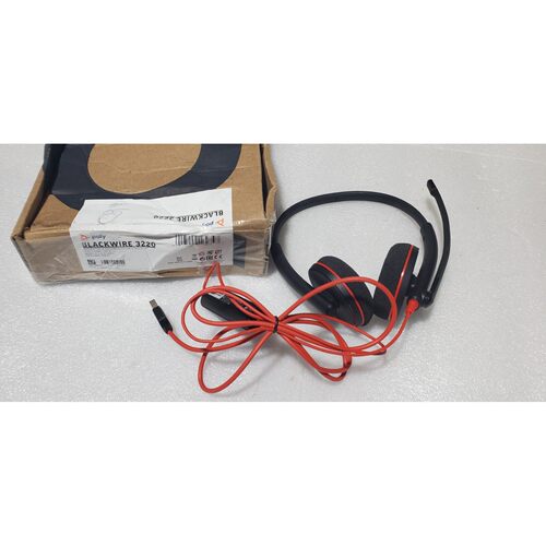 Poly Blackwire C3220 USB-A 单单元耳麦 209745-22