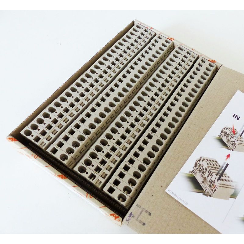 50x Weidmüller ZDU 6 ZDU6 1608620000 Reihenklemme -unused/O