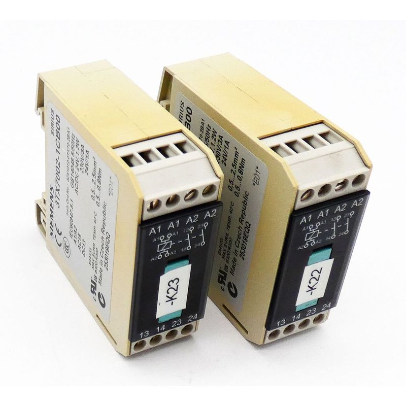 2x Siemens SIRIUS 3TX7002-1CB00 3ZX1012-0TX70-2BA1 E-Stand:1