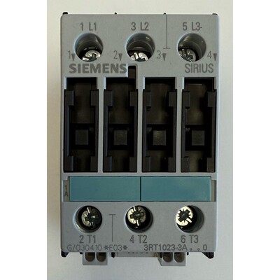 Siemens SIRIUS Leistungsschütz / 4kW / 24V DC / 3RT1023-1BB
