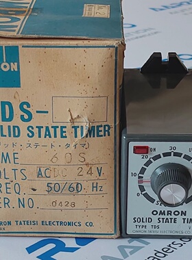 Neuf Omron TDS tat Solide Minuteur 060 Sec 24VDC Omron TDS44