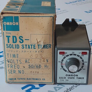 Neuf Omron TDS tat Solide Minuteur 060 Sec 24VDC Omron TDS44