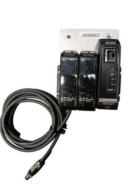 Keyence GT2-72P Wegsensor Set DL-PN1 Profinet Modul Kabel Pr