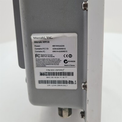 Meraki MR58 Enterprise Klasse, 3 Raduio 802.11n Poe Access P