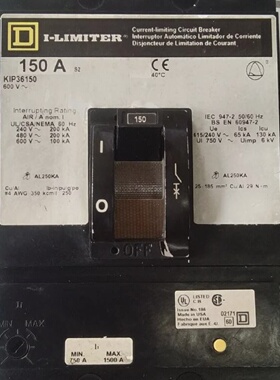 Interruttore Automatico Square D KIP36150 ILIMITER 3 Poli 15