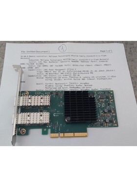 Mellanox NVidia MT27710 ConnectX4 适配器 1 提供