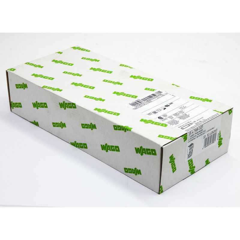 25 x WAGO 769-107 1-Leiter Federleiste 0,08-4,0 mm2 -unused/