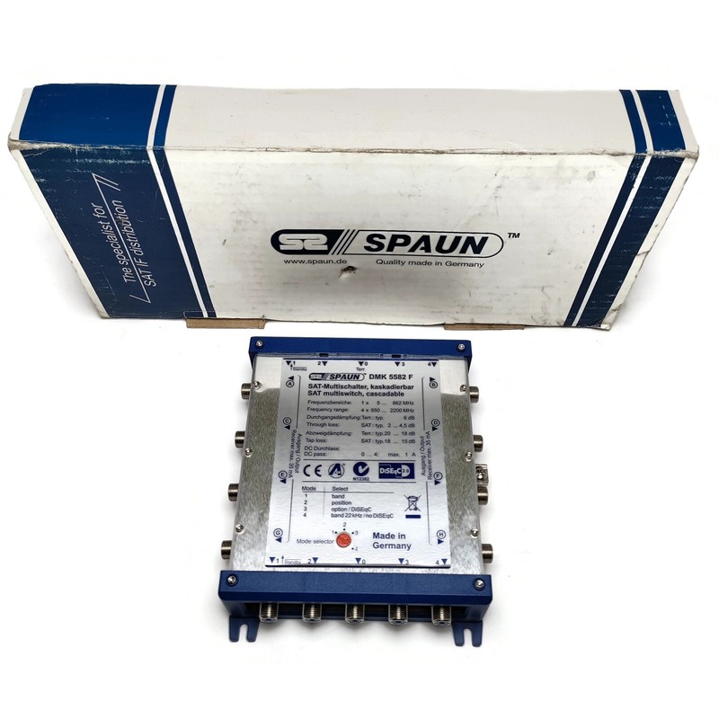 Spaun Duo-Sat Cascadable DIRECTV / DISH 5x8 Multiswitch (DMK