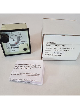 Celsa Ampermeter BOQ 72n 0...300A Neu in OVP