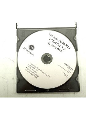 通用电气 Voluson E10 E8 E6 EC300 Ext.8 系统软件 KTI303897