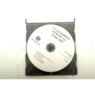 通用电气 Voluson E10 E8 E6 EC300 Ext.8 系统软件 KTI303897