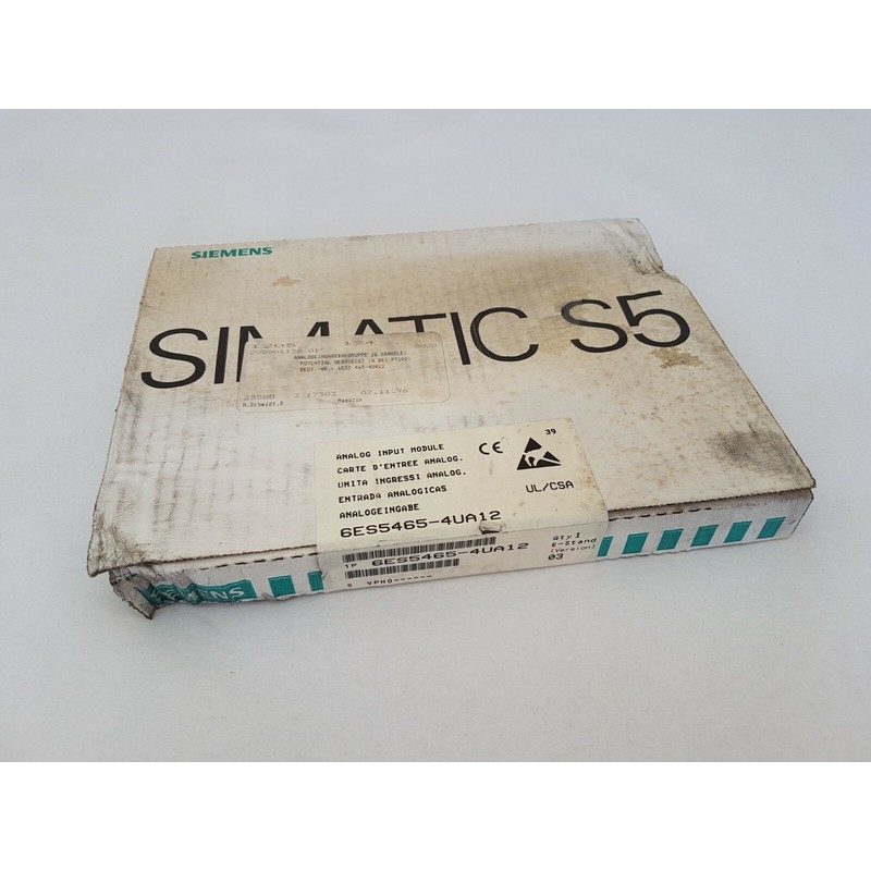 Siemens Simatic S5 Analogeingangskarte 6ES5465-4UA12 Neu in