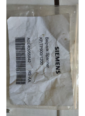 西门子 KPTP 9001200 Beipack Spanners 批量20 件 A5E40955842