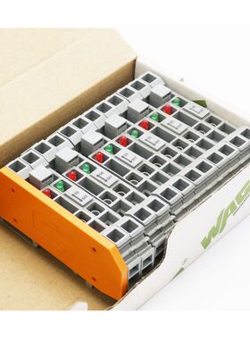 6x WAGO 282-140 282140 0.2-6.0 mm2 Erdleiter-Trennklemme -un