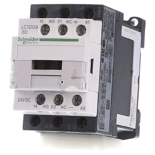 Schneider Electric Contacteur de puissance 9A 24VDC Contacte