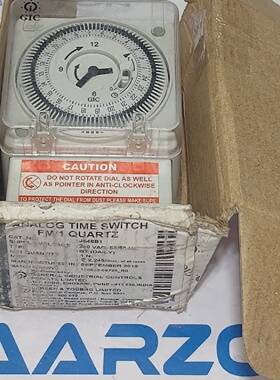 NEW GIC J648B1 ANALOG TIME SWITCH FM1 QUARTZ 240VAC IN BOX L