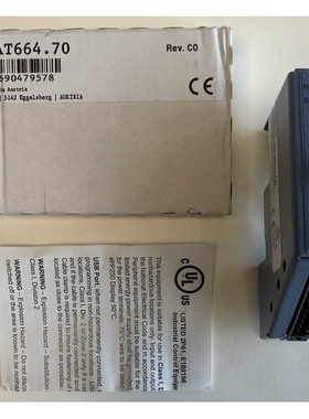 B&R Analoges Eingangsmodul / AT664 / Rev. C0 / 7AT664.70 / N