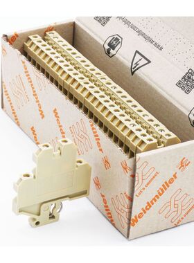 25x Weidmüller 0355460000 DK 4 300V 10A Mehrstock-Reihenkle