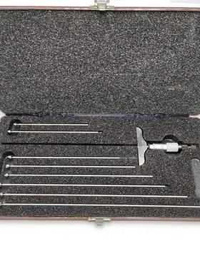 Starrett 445MAZ-225RL Tiefe Mikrometer Range 0-225mm. Herges