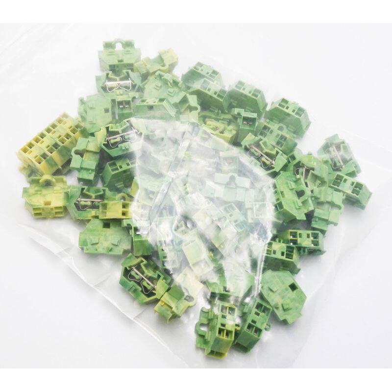 60x WAGO 260-337 260337 4pol. Klemme mit Befestigungsflansch