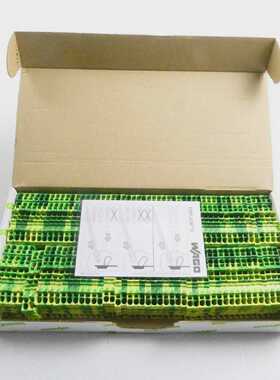 100x WAGO 20021307 0254mm2 3LEITERSCHUTZLEITERKLEMME  set of