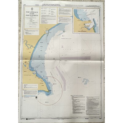 Admiralty 8021 PORT APPROACH GUIDE port ELIZABETH Genius Mar