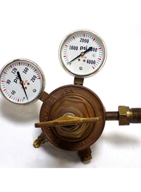 UNIWELD RVT8014 COMPRESSED GAS PRESSURE REGULATOR ARGON 580
